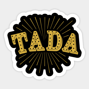 Tada Sticker